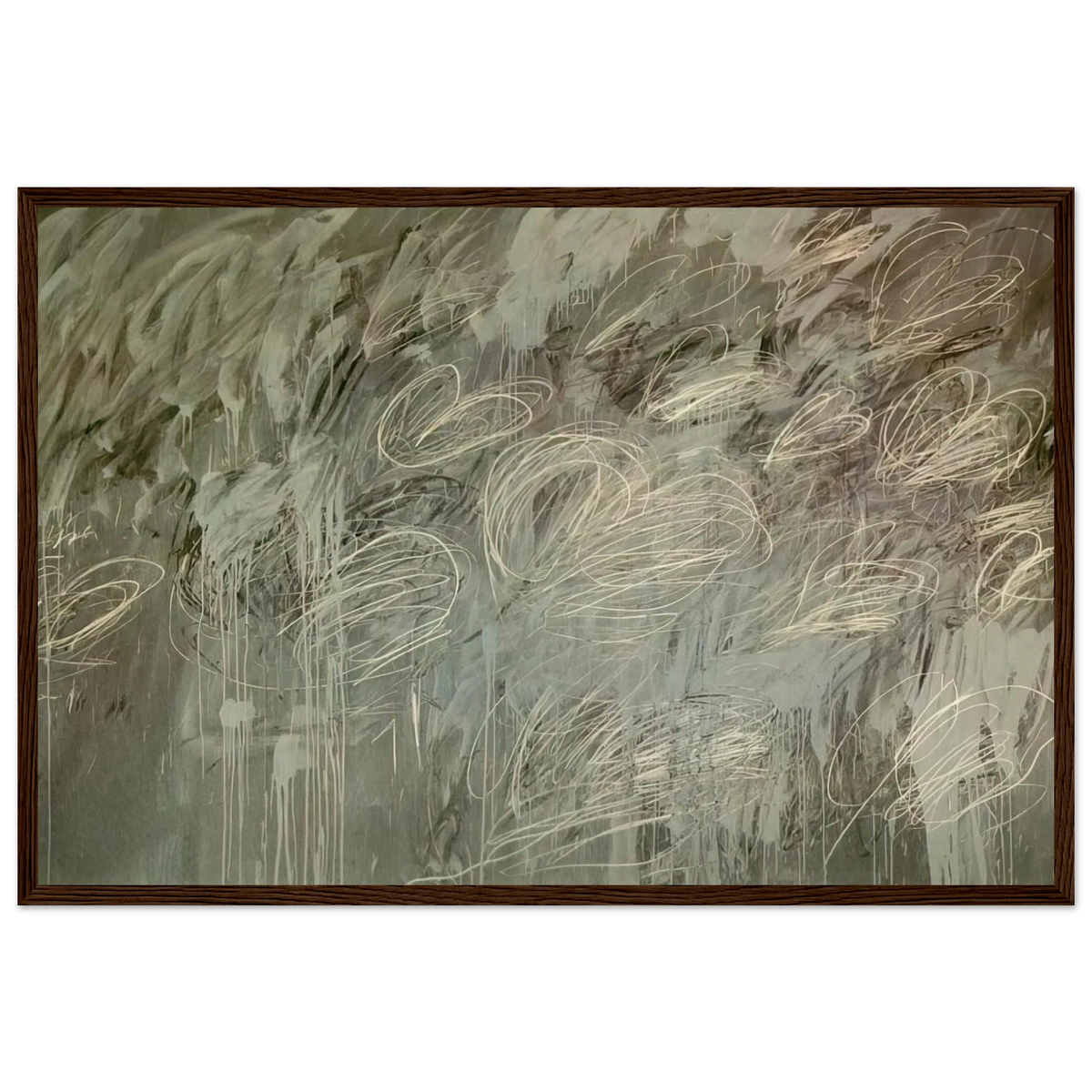 III Notes from Salalah,  Note II  Framed Poster | Cy Twombly Framed Prints Wall Art | Cy Twombly Store