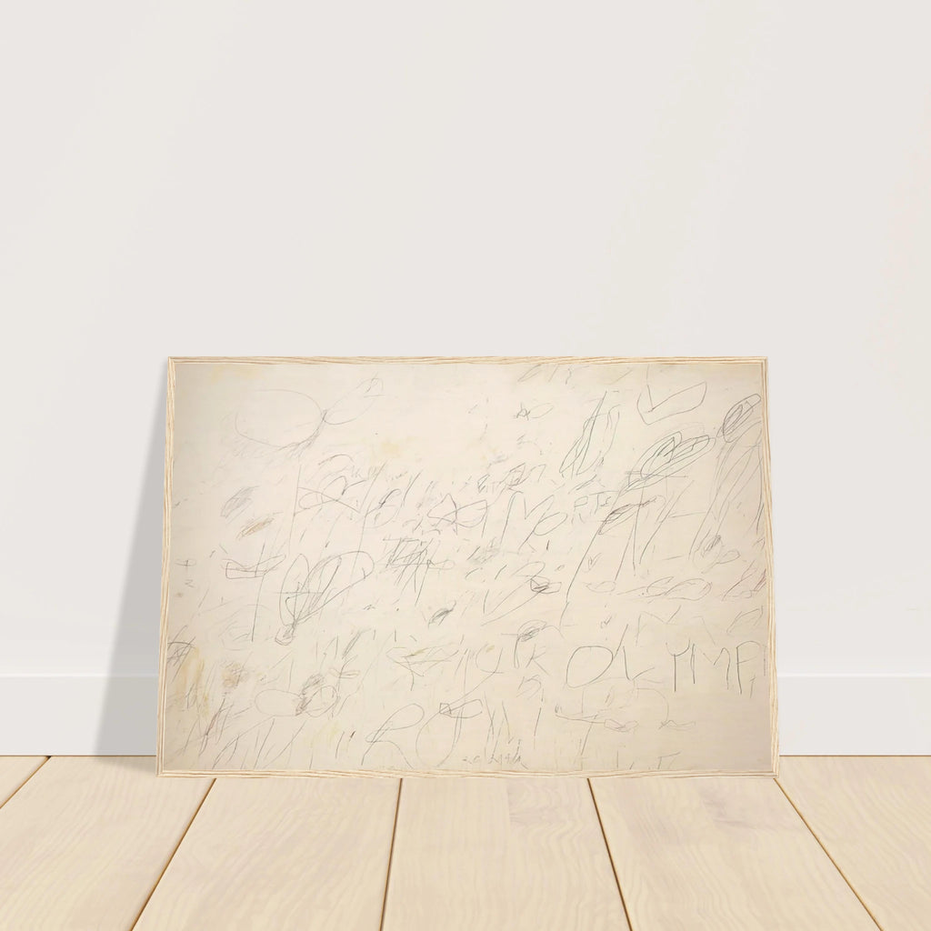 Olympia Framed Poster | Cy Twombly Framed Prints Wall Art | Cy Twombly Store