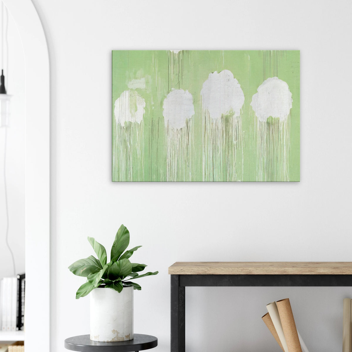 Untitled,  Peony Blossom Painting  Canvas | Cy Twombly Canvas | Cy Twombly Store