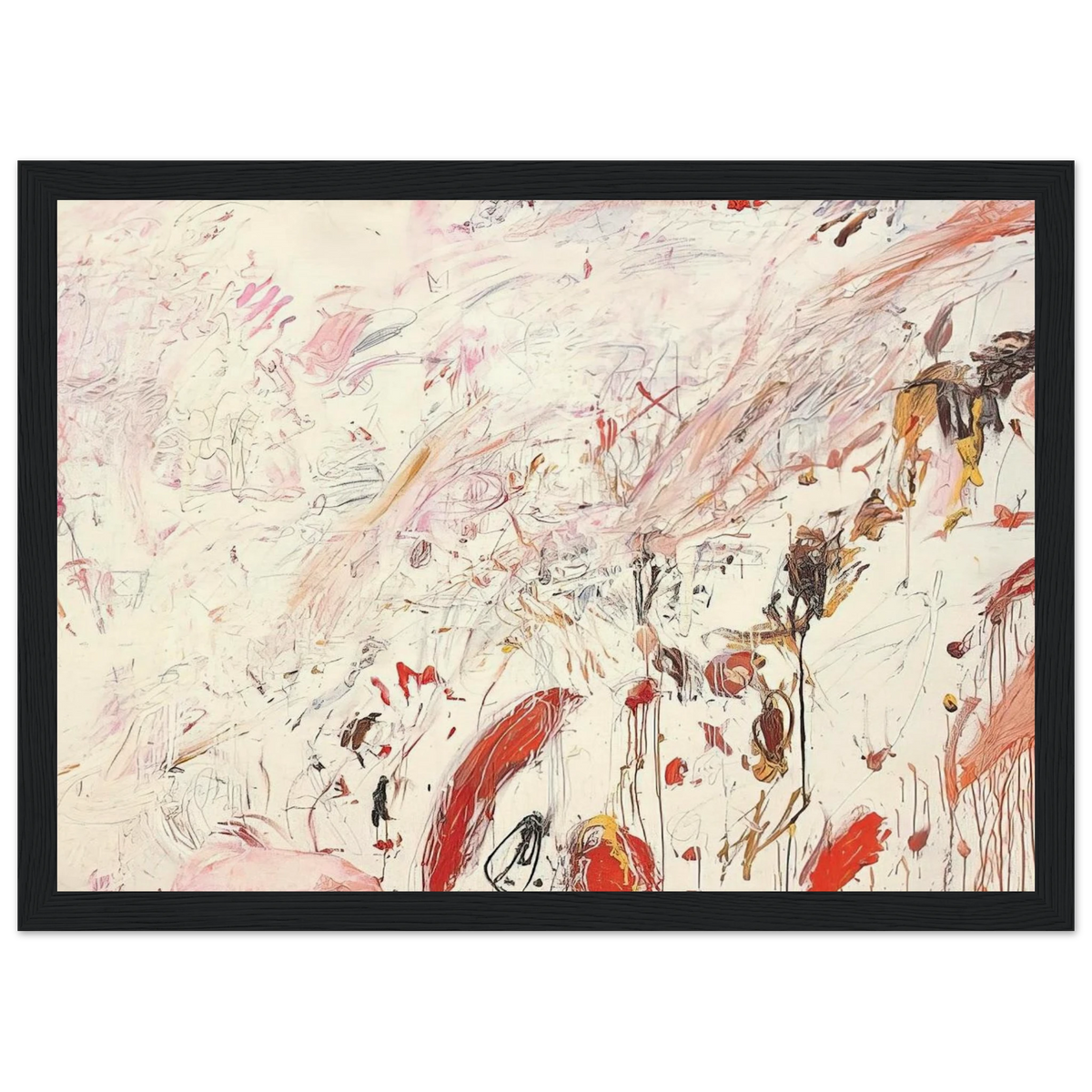 Ferragosto III Framed Poster | Cy Twombly Framed Prints Wall Art | Cy Twombly Store