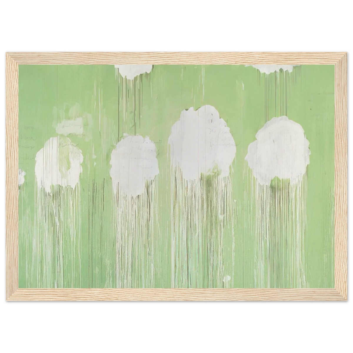 Untitled,  Peony Blossom Painting  Framed Poster | Cy Twombly Framed Prints Wall Art | Cy Twombly Store