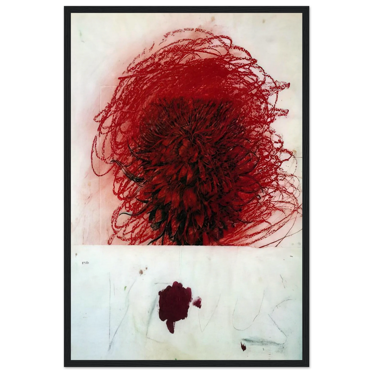 Pan II Framed Poster | Cy Twombly Framed Prints Wall Art | Cy Twombly Store