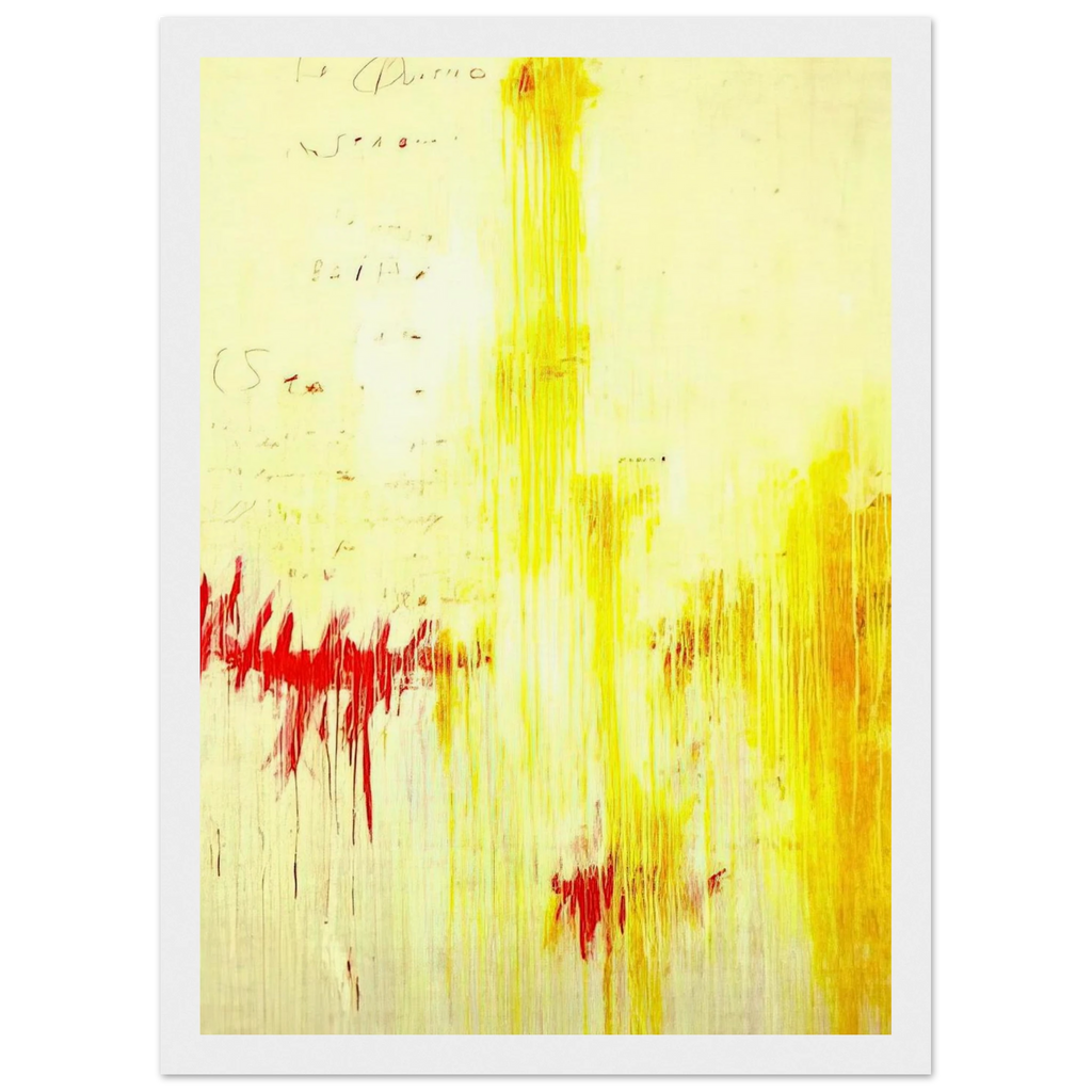 Quattro stagioni I. Estate Framed Poster | Cy Twombly Framed Prints Wall Art | Cy Twombly Store