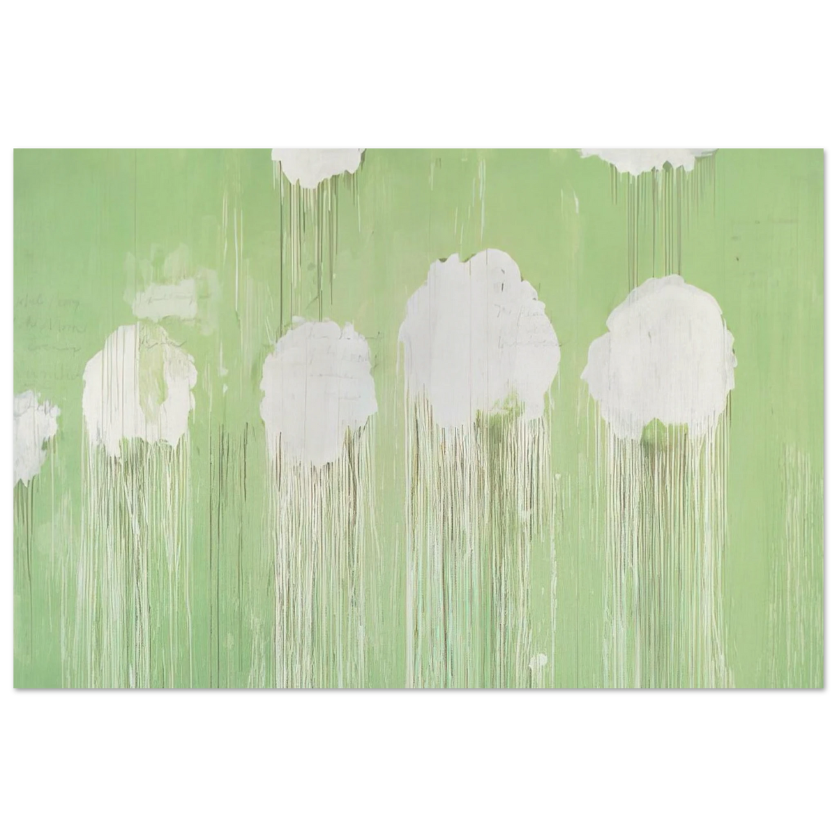 Untitled,  Peony Blossom Painting  Poster | Cy Twombly Poster | Cy Twombly Store