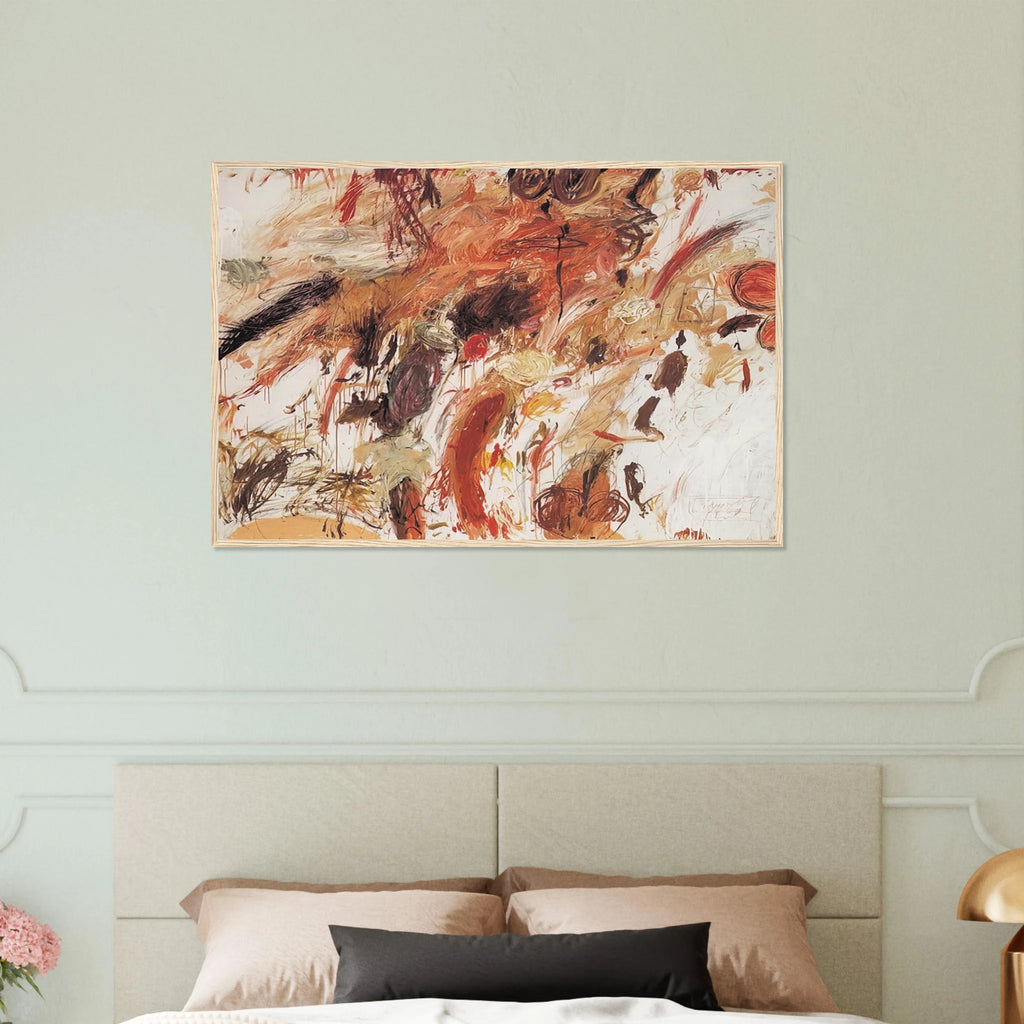 Ferragosto V Framed Poster | Cy Twombly Framed Prints Wall Art | Cy Twombly Store
