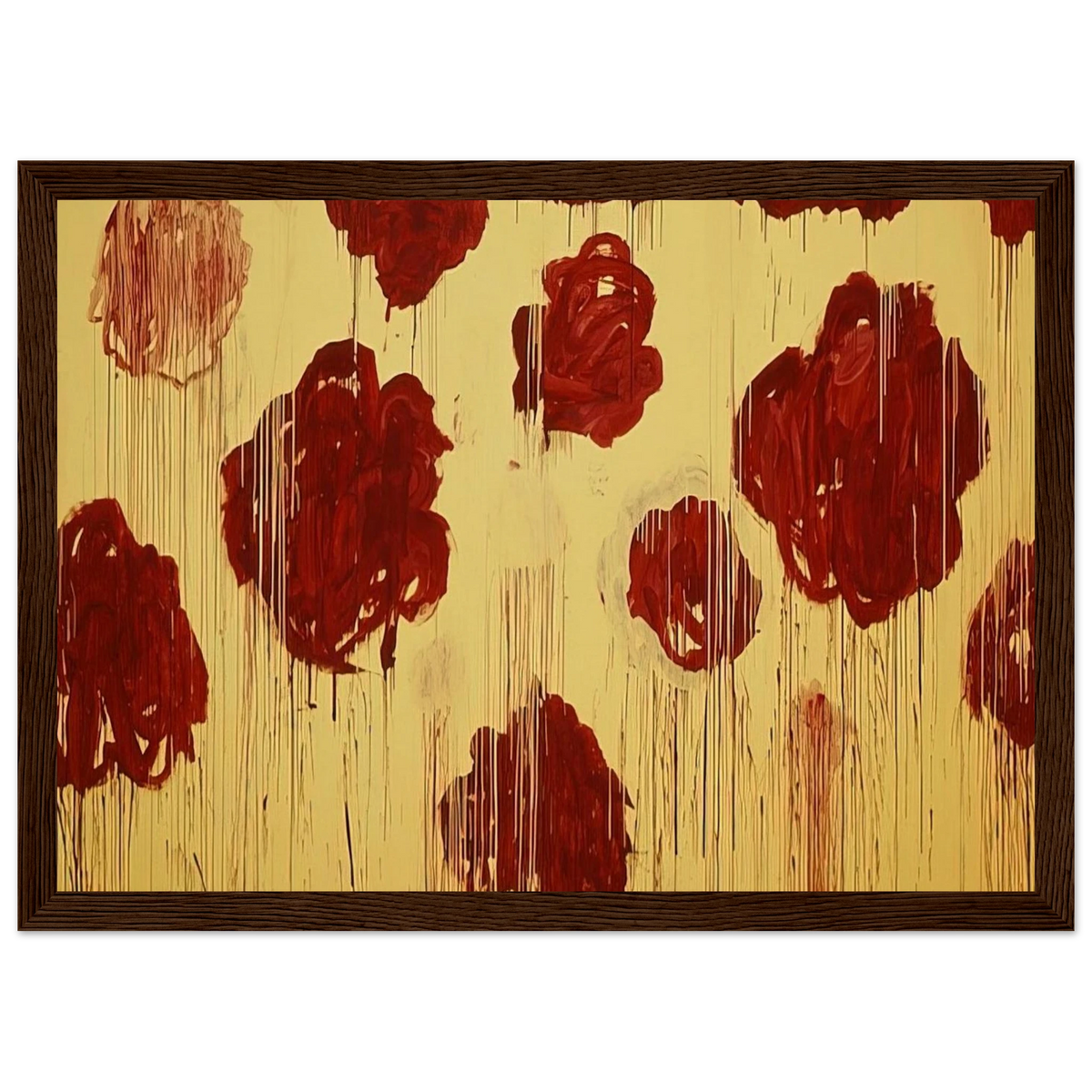 Untitled,  Blooming, A Scattering of Blossoms & Other Things  Framed Poster | Cy Twombly Framed Prints Wall Art | Cy Twombly Store
