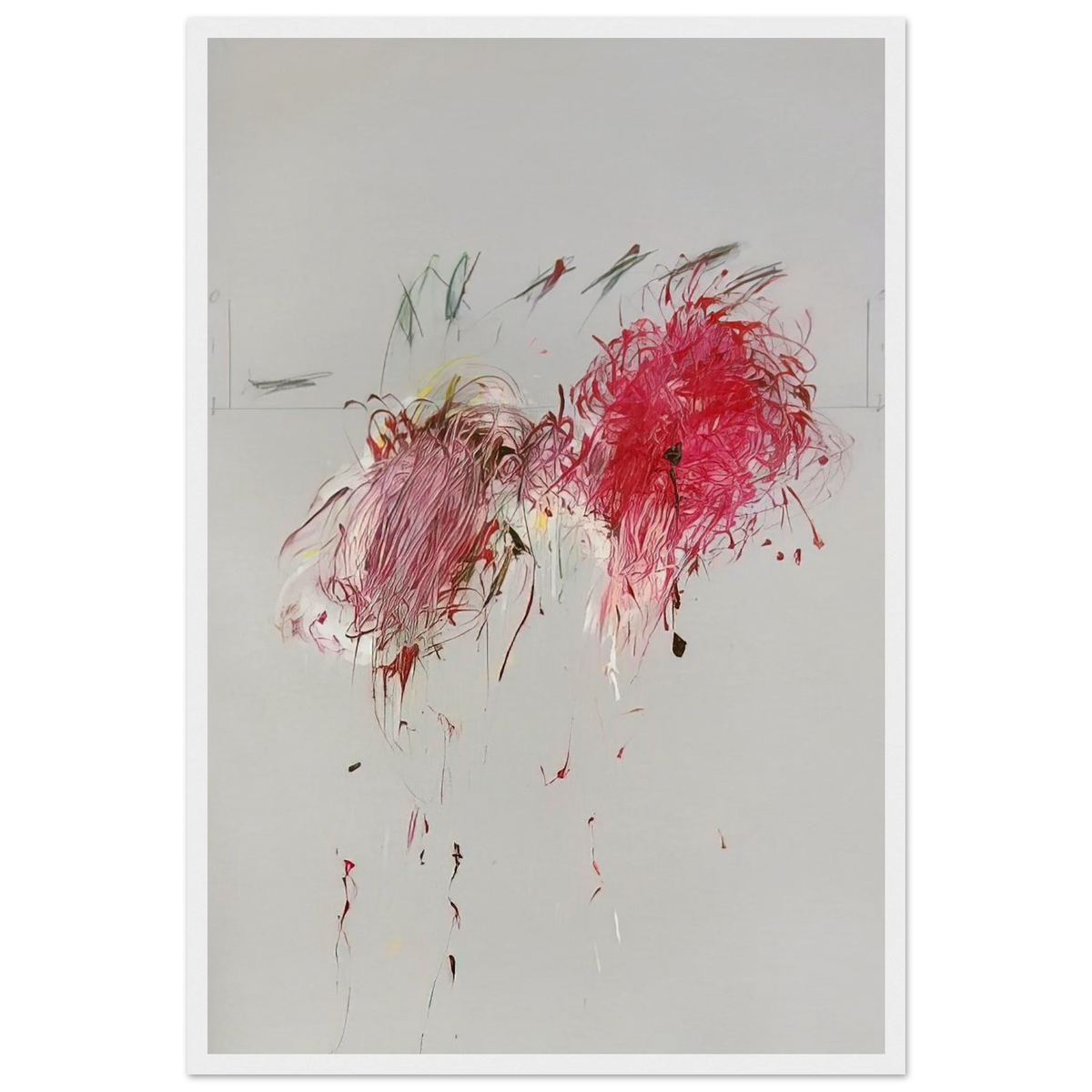 Nine Discourses on Commodus, , Part VII Framed Poster | Cy Twombly Framed Prints Wall Art | Cy Twombly Store