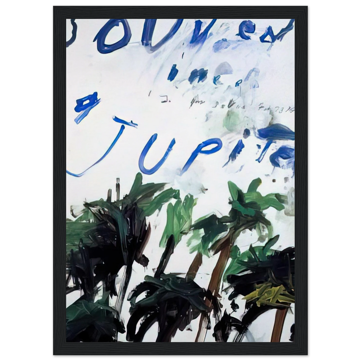 Souvenir Framed Poster | Cy Twombly Framed Prints Wall Art | Cy Twombly Store
