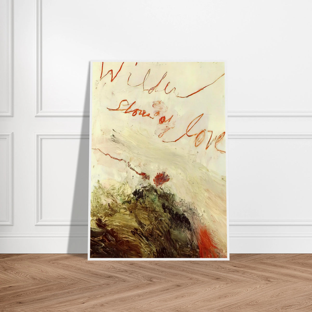 Wilder Shores of Love Framed Poster | Cy Twombly Framed Prints Wall Art | Cy Twombly Store