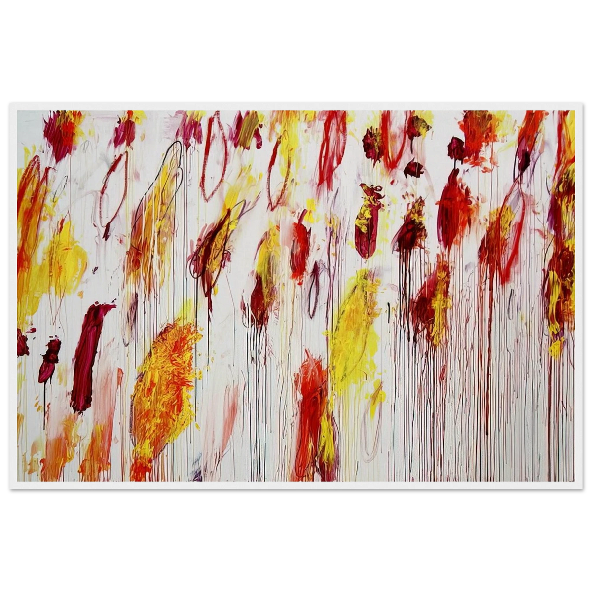 Lepanto, Part IV Framed Poster | Cy Twombly Framed Prints Wall Art | Cy Twombly Store