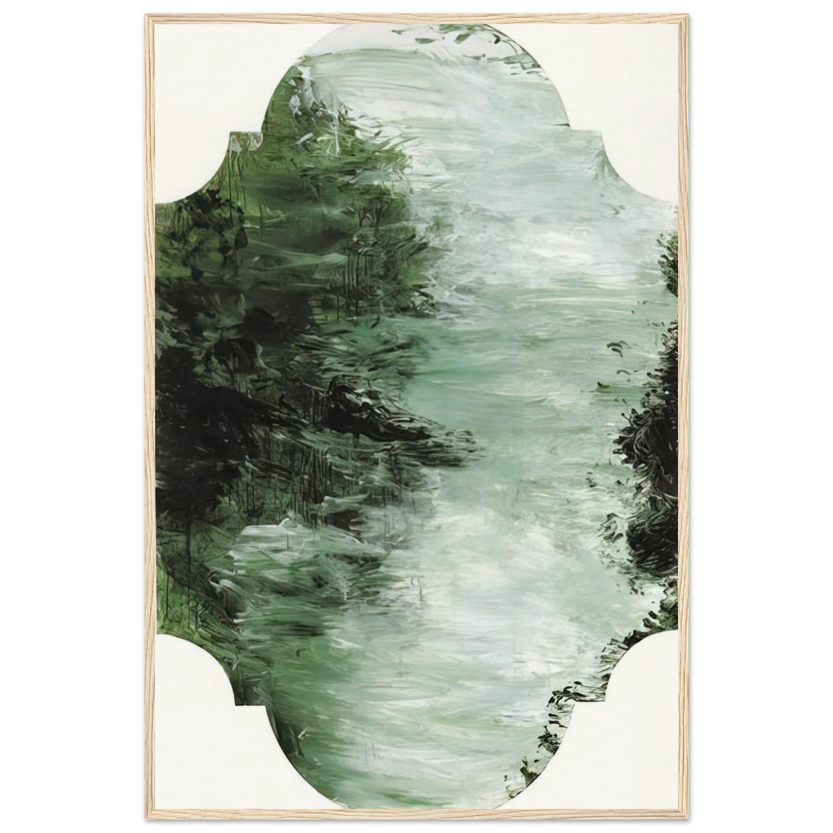 Untitled Part VI Framed Poster | Cy Twombly Framed Prints Wall Art | Cy Twombly Store