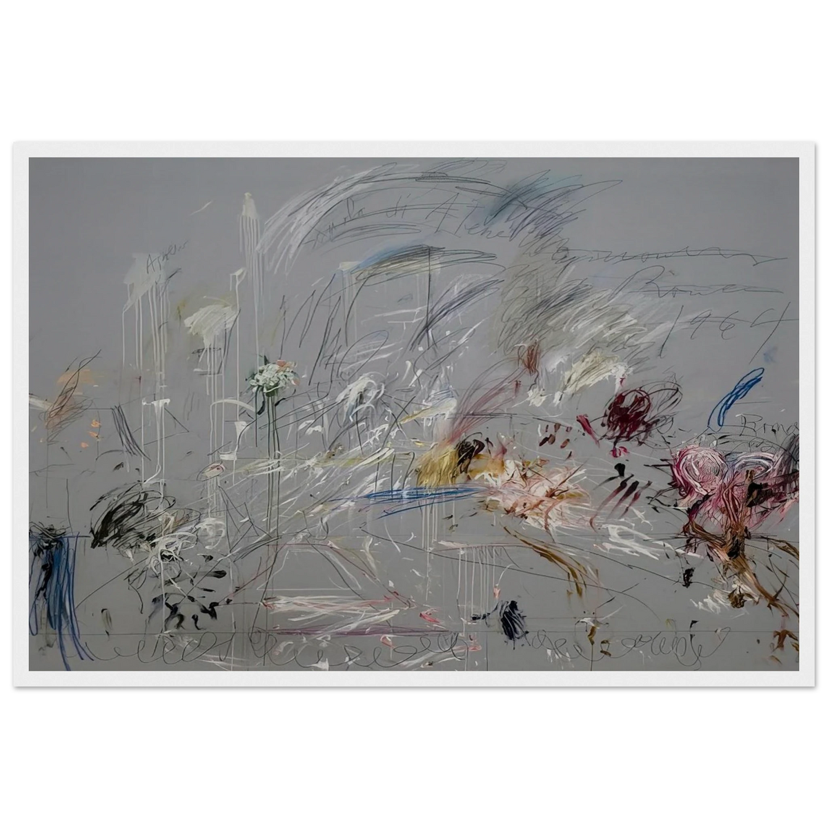 School of Athens Framed Poster | Cy Twombly Framed Prints Wall Art | Cy Twombly Store