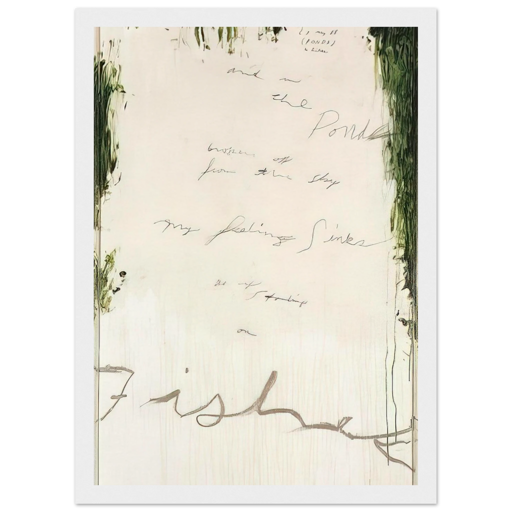 Untitled Part I Framed Poster | Cy Twombly Framed Prints Wall Art | Cy Twombly Store
