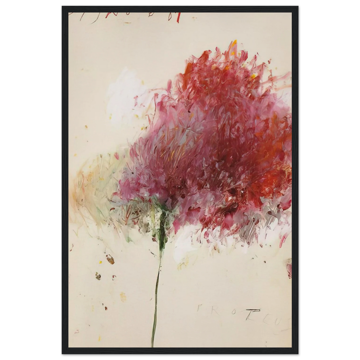 Proteus Framed Poster | Cy Twombly Framed Prints Wall Art | Cy Twombly Store