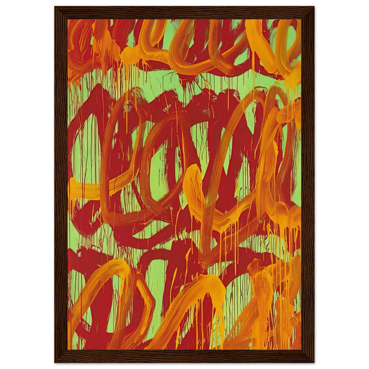 Camino Real  II  Framed Poster | Cy Twombly Framed Prints Wall Art | Cy Twombly Store