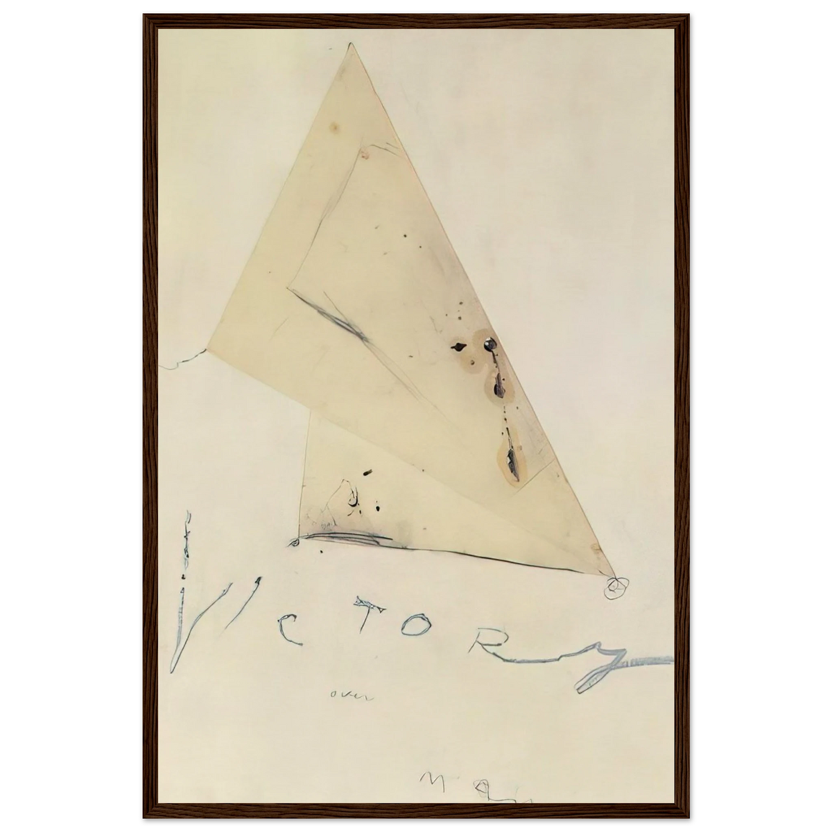 Victory Framed Poster | Cy Twombly Framed Prints Wall Art | Cy Twombly Store
