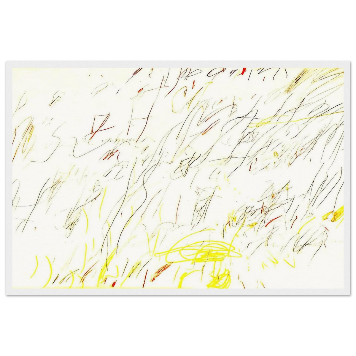 Blue Room Framed Poster | Cy Twombly Framed Prints Wall Art | Cy Twombly Store