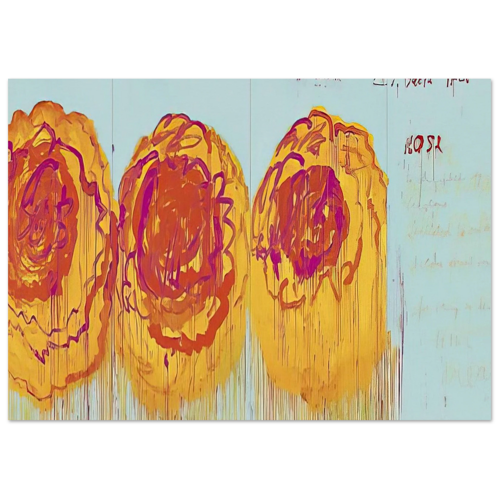 The Rose  I  Poster | Cy Twombly Poster | Cy Twombly Store