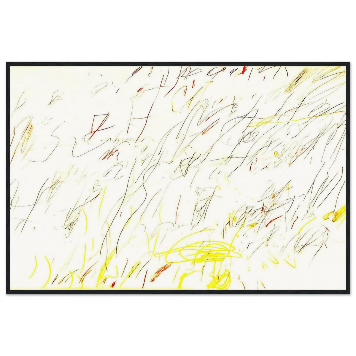 Blue Room Framed Poster | Cy Twombly Framed Prints Wall Art | Cy Twombly Store