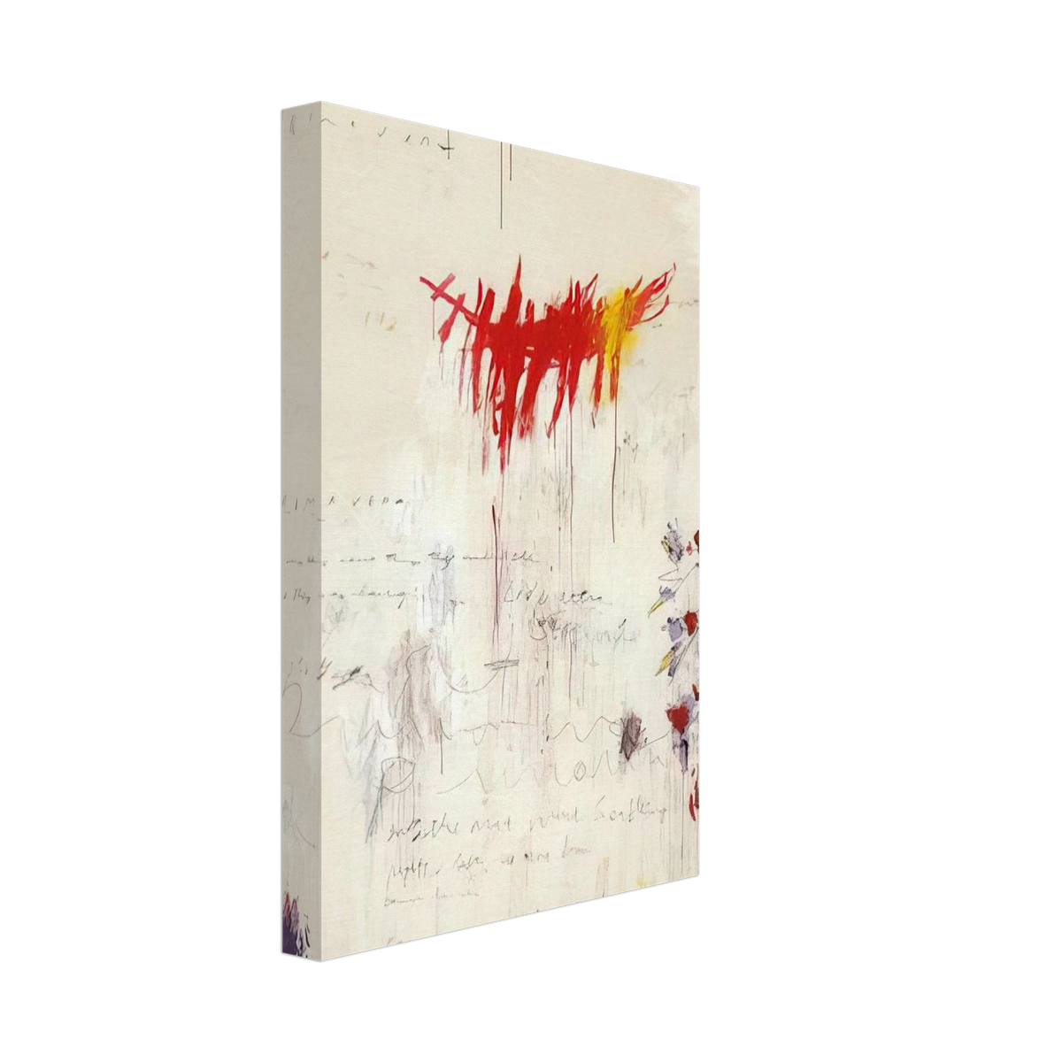 Quattro stagioni I. Primavera Canvas | Cy Twombly Canvas | Cy Twombly Store