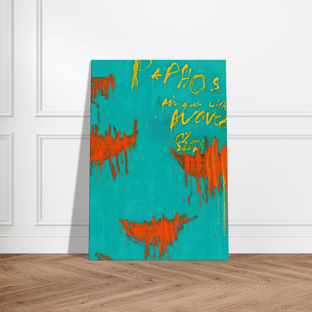 Leaving Paphos Ringed With Waves III Canvas | Cy Twombly Canvas | Cy Twombly Store