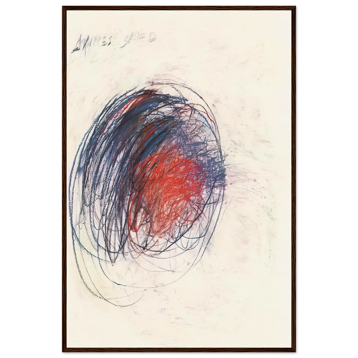 Fifty Days at Iliam. Shield of Achilles Framed Poster | Cy Twombly Framed Prints Wall Art | Cy Twombly Store