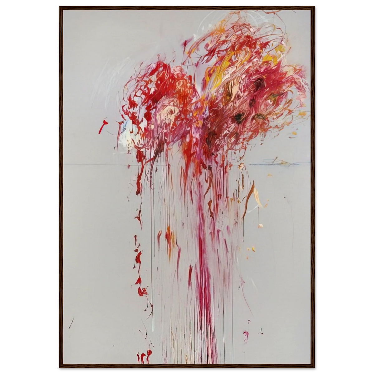 Nine Discourses on Commodus, Part VIII Framed Poster | Cy Twombly Framed Prints Wall Art | Cy Twombly Store