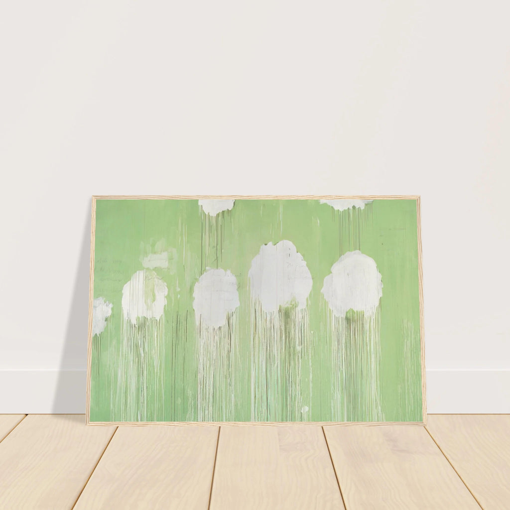 Untitled,  Peony Blossom Painting  Framed Poster | Cy Twombly Framed Prints Wall Art | Cy Twombly Store