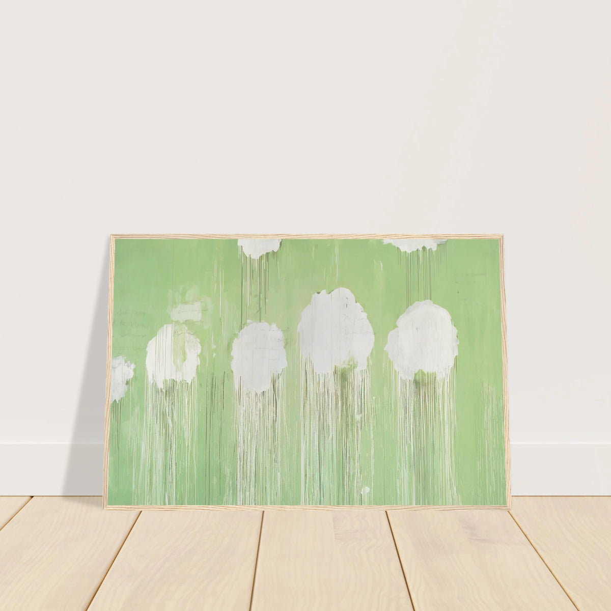 Untitled,  Peony Blossom Painting  Framed Poster | Cy Twombly Framed Prints Wall Art | Cy Twombly Store