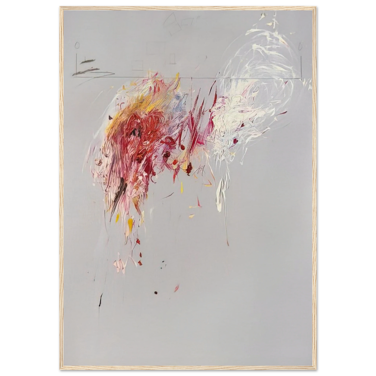 Nine Discourses on Commodus, Part V Framed Poster | Cy Twombly Framed Prints Wall Art | Cy Twombly Store