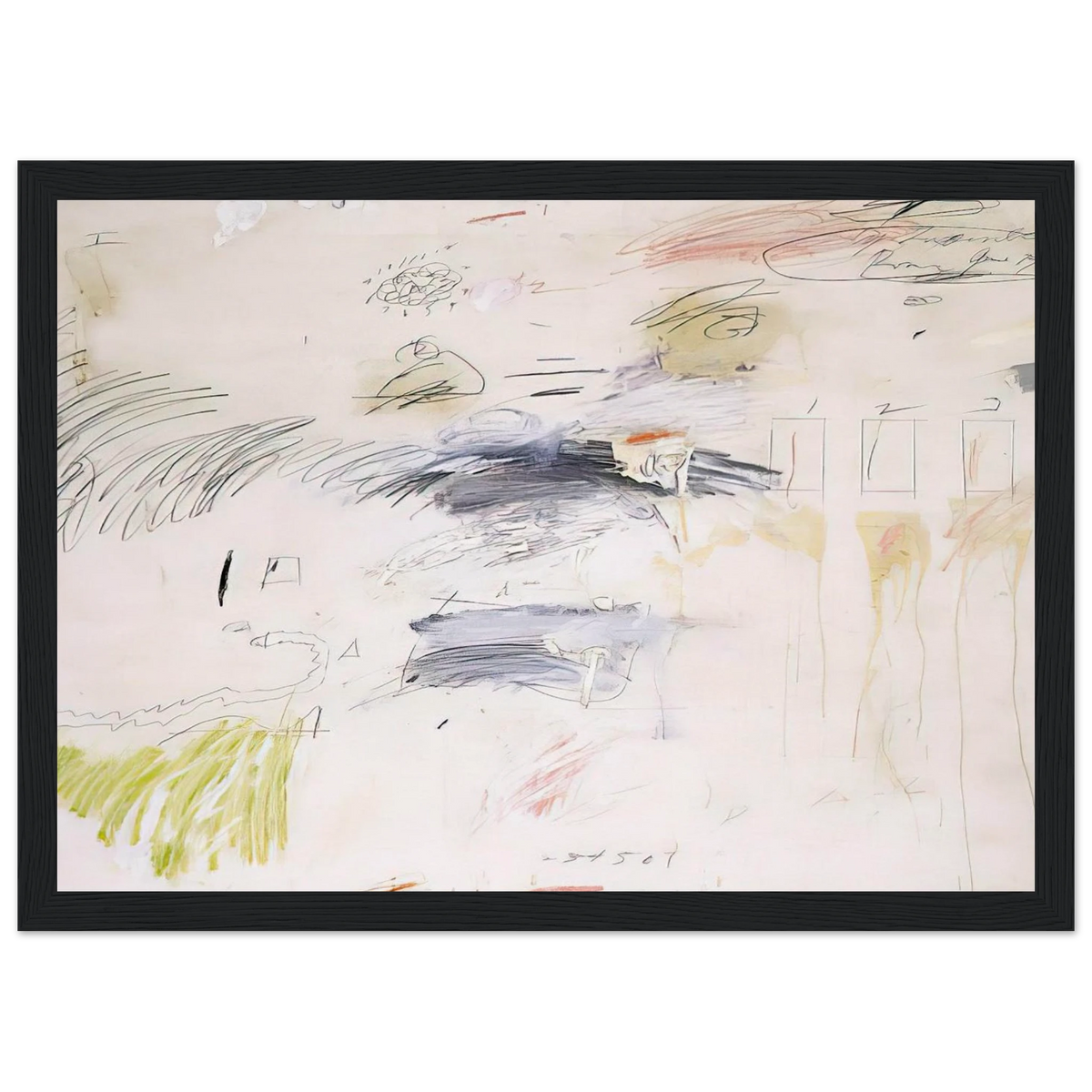 Untitled, Rome Framed Poster | Cy Twombly Framed Prints Wall Art | Cy Twombly Store