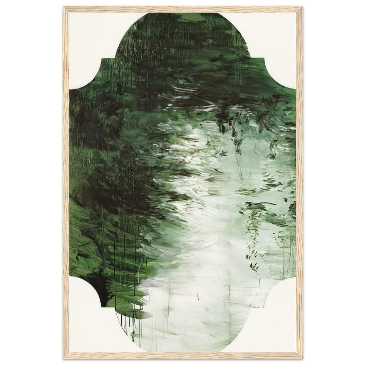 Untitled Part V Framed Poster | Cy Twombly Framed Prints Wall Art | Cy Twombly Store