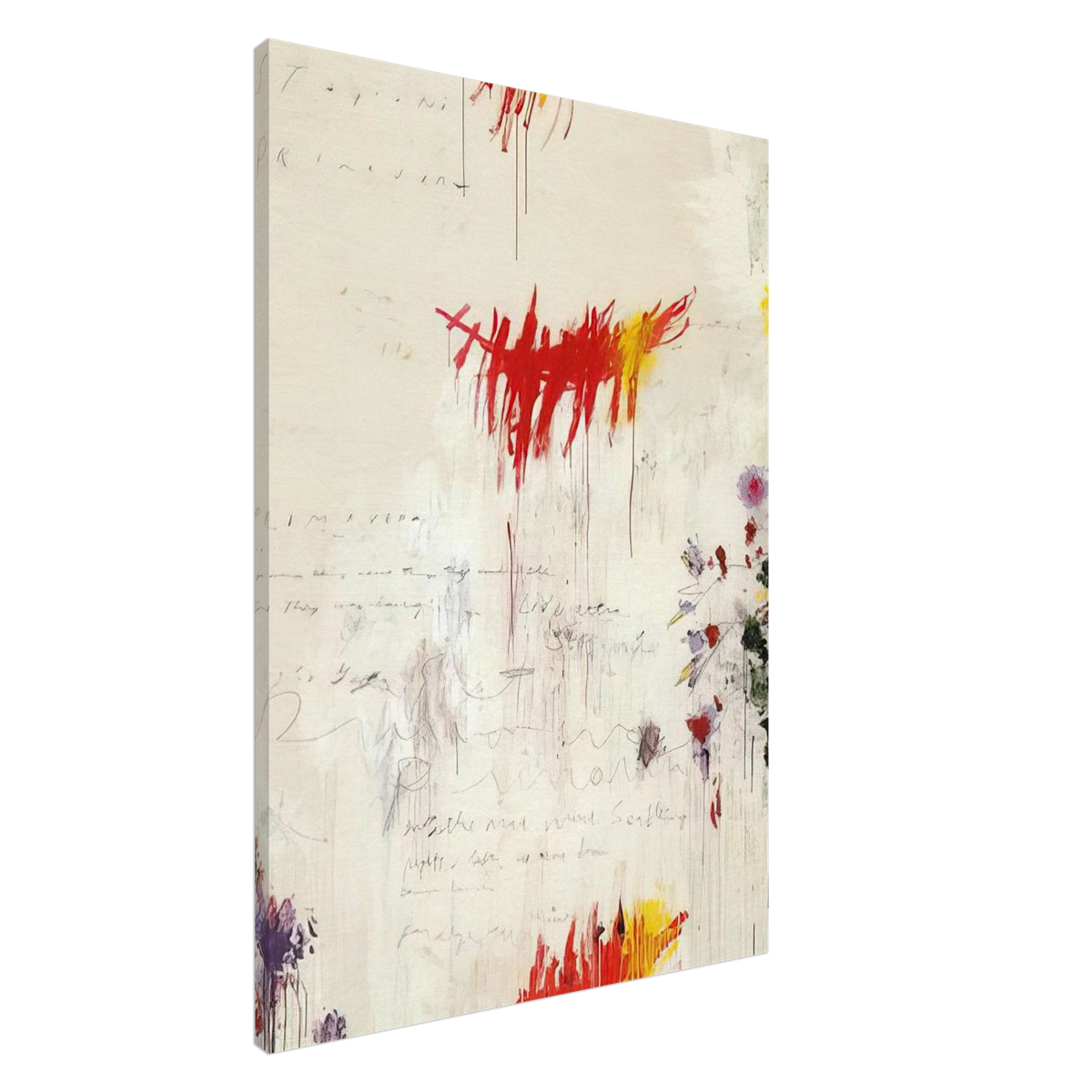 Quattro stagioni I. Primavera Canvas | Cy Twombly Canvas | Cy Twombly Store