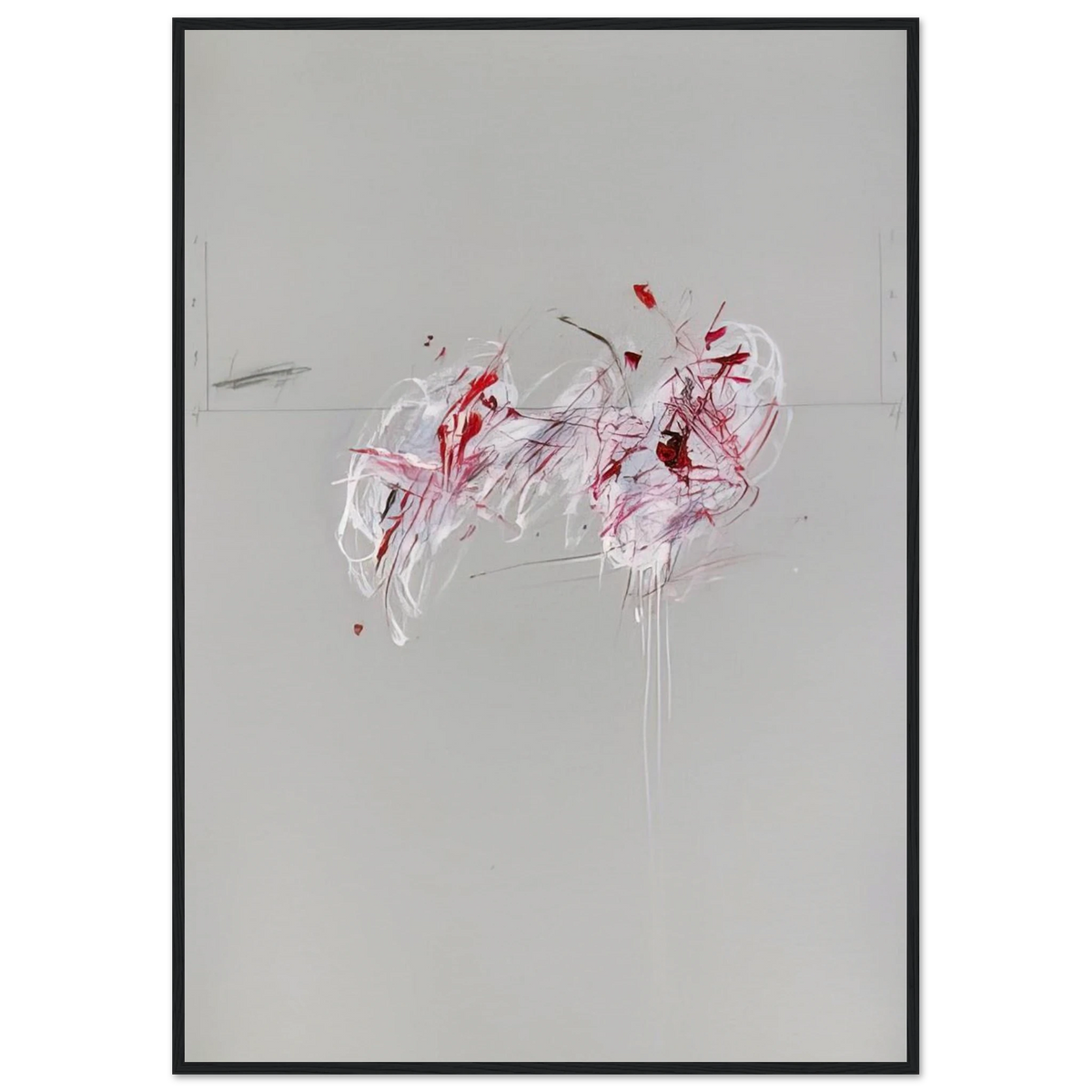 Nine Discourses on Commodus, Part II Framed Poster | Cy Twombly Framed Prints Wall Art | Cy Twombly Store