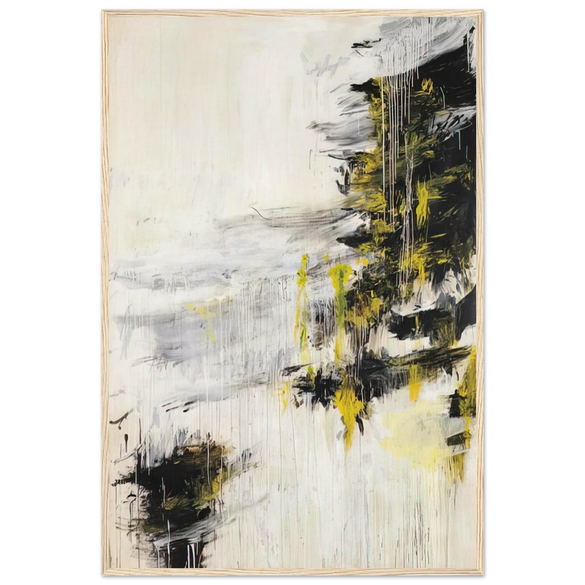 Quattro Stagioni II. Inverno Framed Poster | Cy Twombly Framed Prints Wall Art | Cy Twombly Store