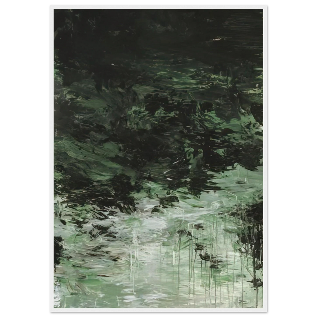 Untitled Part VIII Framed Poster | Cy Twombly Framed Prints Wall Art | Cy Twombly Store