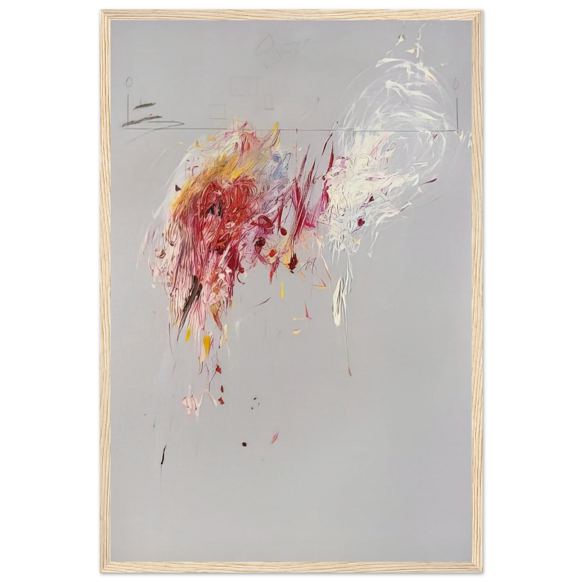 Nine Discourses on Commodus, Part V Framed Poster | Cy Twombly Framed Prints Wall Art | Cy Twombly Store