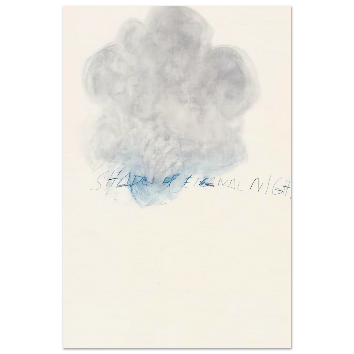 Fifty Days at Iliam. Shades of Eternal Night Poster | Cy Twombly Poster | Cy Twombly Store