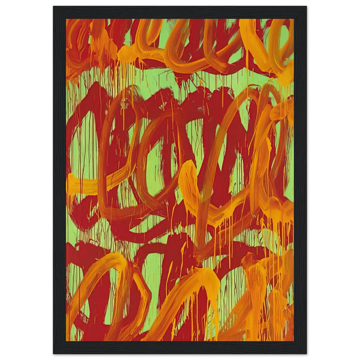 Camino Real  II  Framed Poster | Cy Twombly Framed Prints Wall Art | Cy Twombly Store