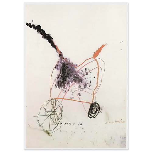 Anabasis Framed Poster | Cy Twombly Framed Prints Wall Art | Cy Twombly Store