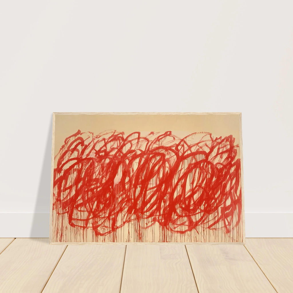 Untitled  Bacchus  Framed Poster | Cy Twombly Framed Prints Wall Art | Cy Twombly Store