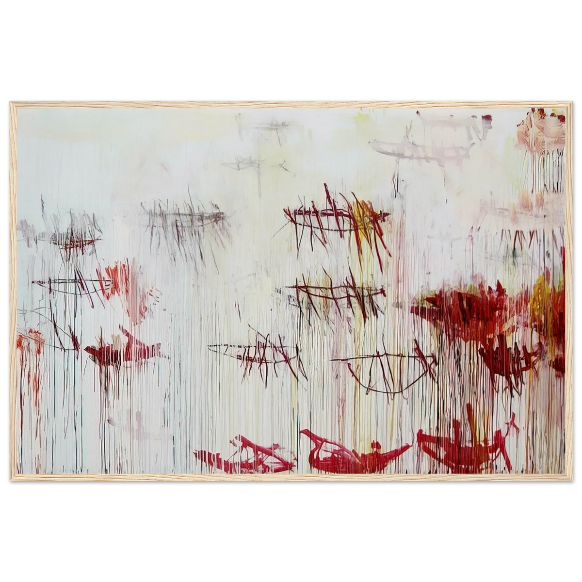 Lepanto, Part IX Framed Poster | Cy Twombly Framed Prints Wall Art | Cy Twombly Store