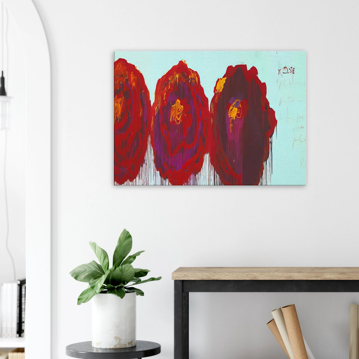 The Rose  IV  Canvas | Cy Twombly Canvas | Cy Twombly Store