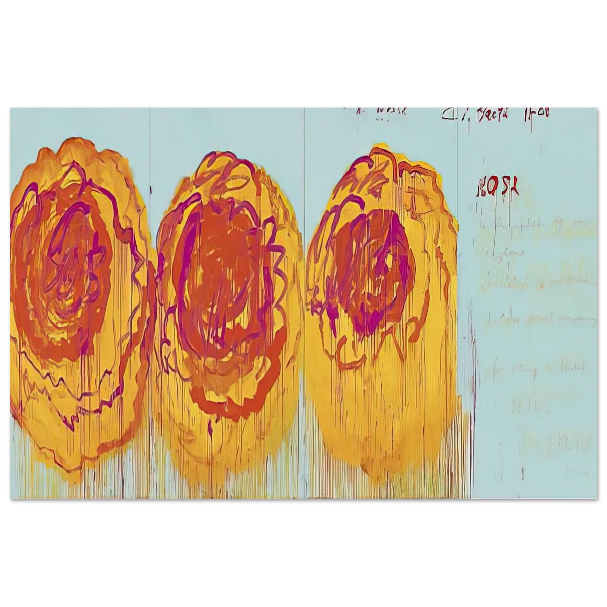 The Rose  I  Poster | Cy Twombly Poster | Cy Twombly Store