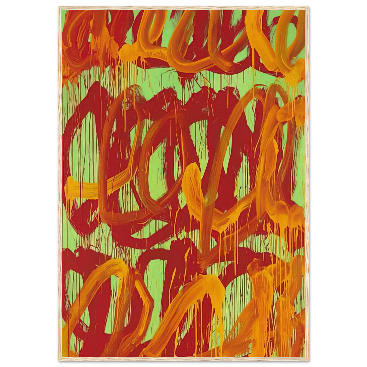 Camino Real  II  Framed Poster | Cy Twombly Framed Prints Wall Art | Cy Twombly Store