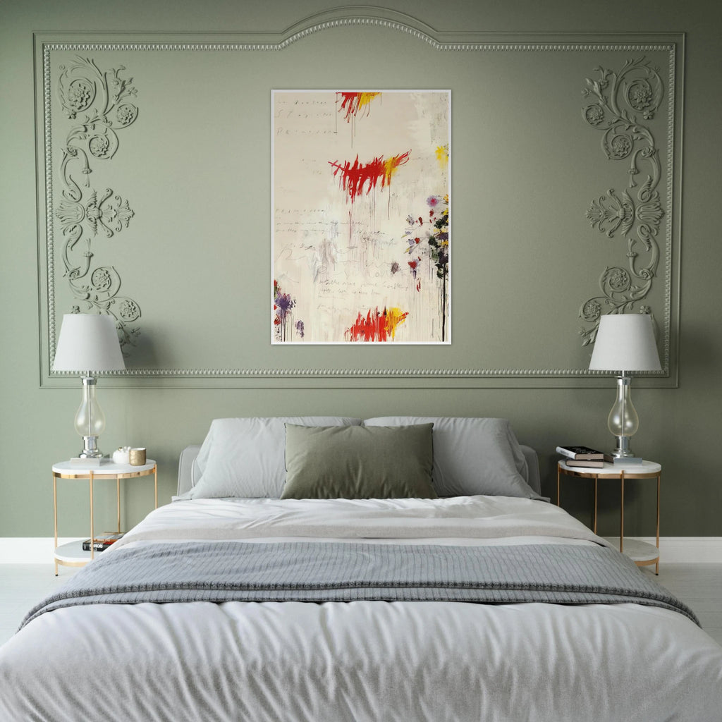 Quattro stagioni I. Primavera Framed Poster | Cy Twombly Framed Prints Wall Art | Cy Twombly Store