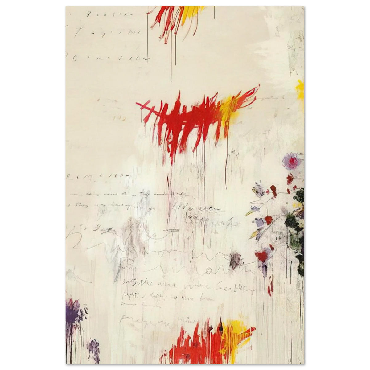 Quattro stagioni I. Primavera Poster | Cy Twombly Poster | Cy Twombly Store
