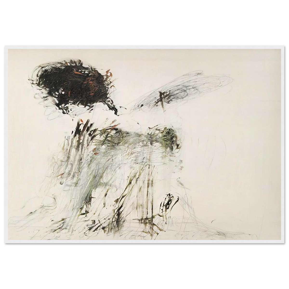 Ides of March Framed Poster | Cy Twombly Framed Prints Wall Art | Cy Twombly Store