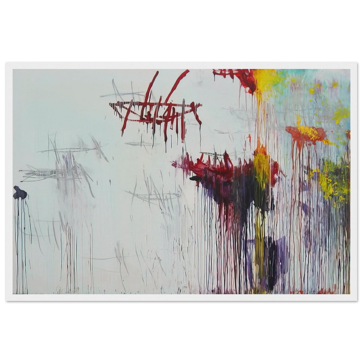 Lepanto, Part VI Framed Poster | Cy Twombly Framed Prints Wall Art | Cy Twombly Store