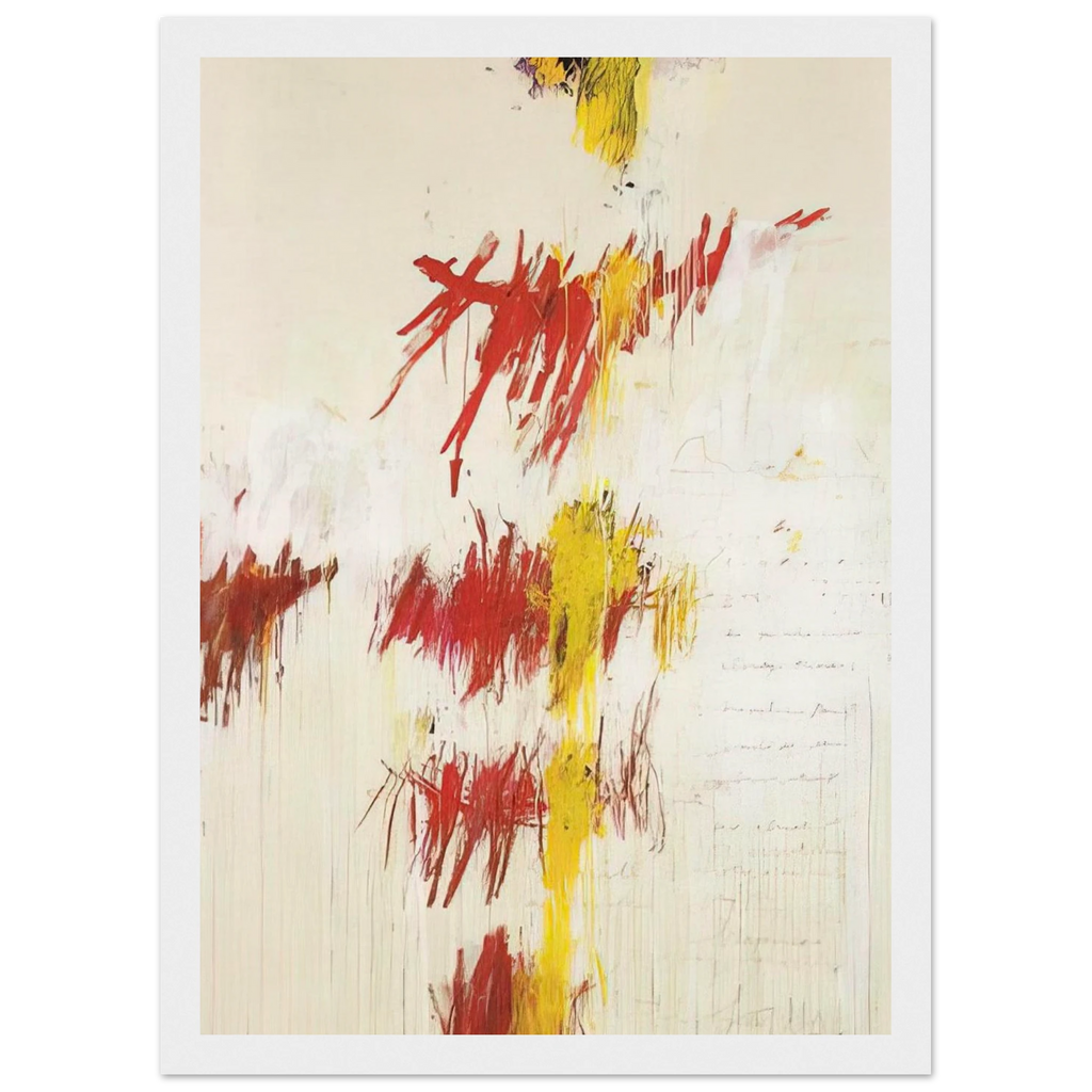 Quattro Stagioni II. Primavera Framed Poster | Cy Twombly Framed Prints Wall Art | Cy Twombly Store